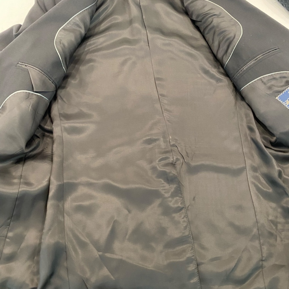 Brooks Brothers 2 Button Select Solid Black Suit … - image 3